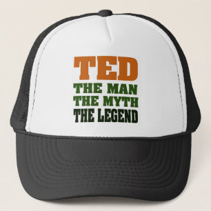 Gorra De Camionero TED - el hombre, el mito, la leyenda