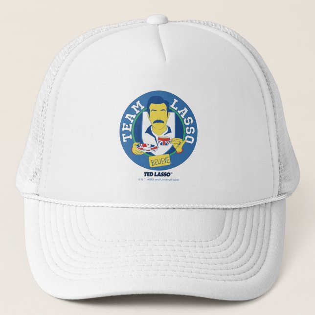 Gorra De Camionero Ted Lasso | Avatar icónico del té de Lasso del equ (Anverso)