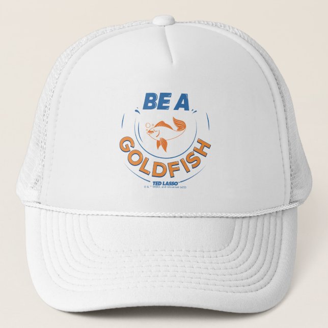 Gorra De Camionero Ted Lasso | Ser un pez dorado (Anverso)
