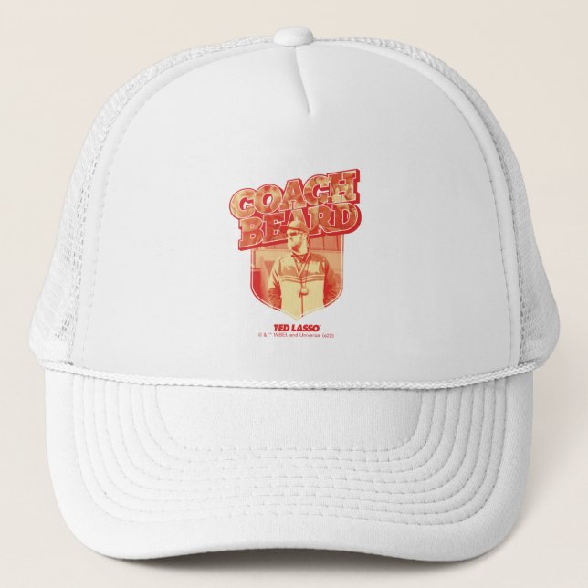 Gorra De Camionero Ted Lasso | Tarjeta de barba de autocar (Anverso)