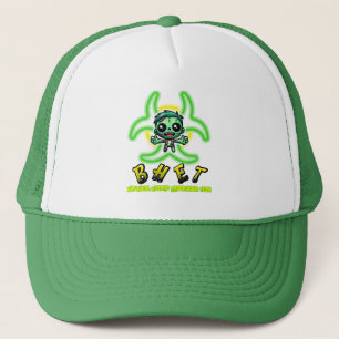 Gorra De Camionero Tee. zombie divertido