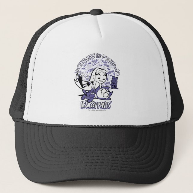 Gorra De Camionero Teen Titans Go! | Starfire & Mr Sassy Pants (Anverso)