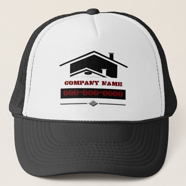 Gorra De Camionero Tejado negro (Anverso)