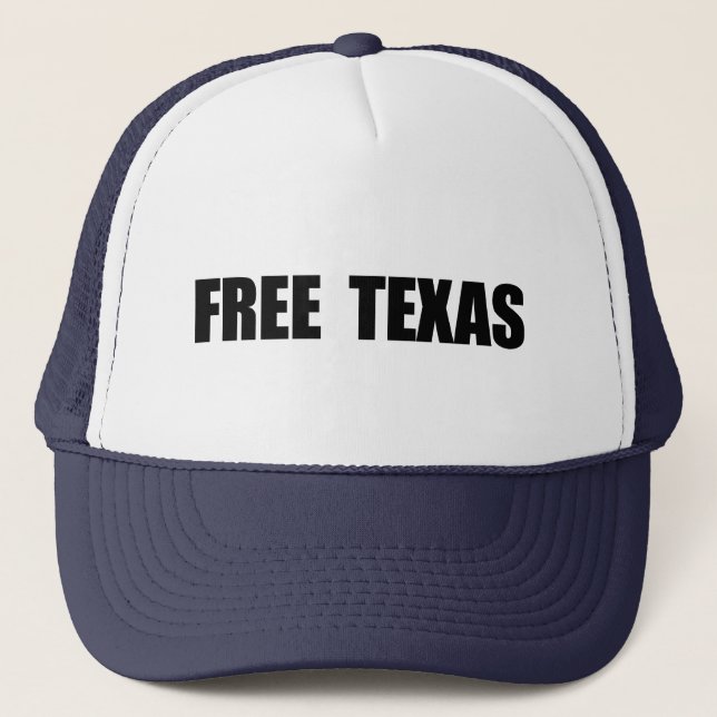 GORRA DE CAMIONERO TEJAS LIBRE (Anverso)