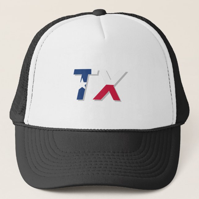 Gorra De Camionero Tejas TX (Anverso)