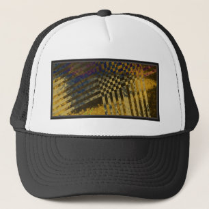 Gorra De Camionero Tejido de oro