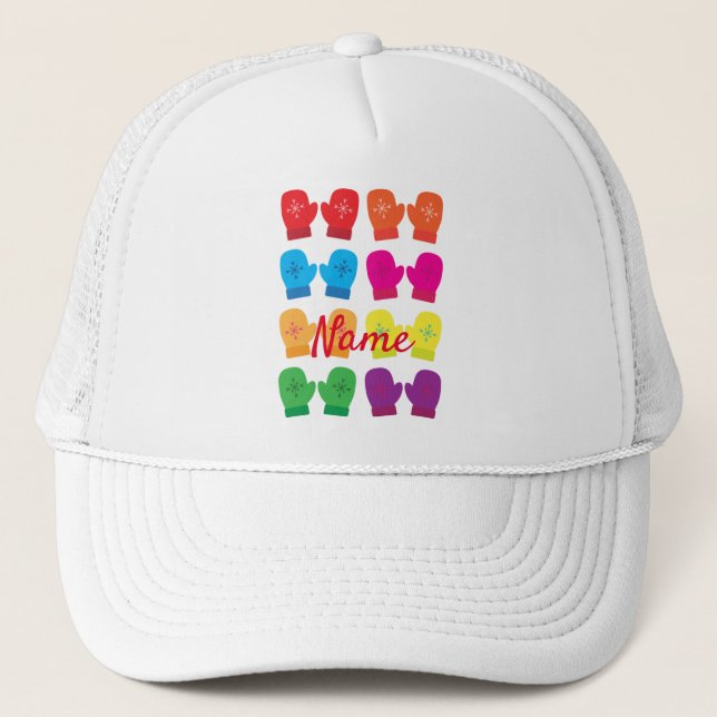 Gorra De Camionero Tejido multicolor Mittens Thunder_Cove (Anverso)