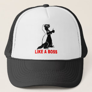 Gorra De Camionero Tejón de miel, como un jefe