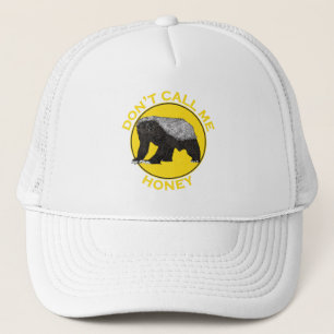 Gorra De Camionero Tejón Mielero Eslogan Divertido No me llames Amari