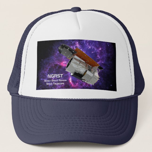 Gorra De Camionero Telescopio espacial romano de Nancy Grace (Anverso)