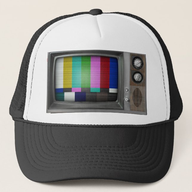 Gorra De Camionero Televisión antigua (Anverso)
