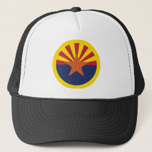Gorra De Camionero Tema 00 de la bandera de Arizona