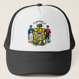 Gorra De Camionero Tema 00 de la bandera de Wisconsin