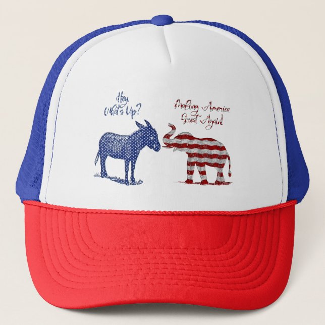 Gorra De Camionero Tema de elecciones divertidas Pro Republicano Trum (Anverso)