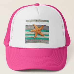 Gorra De Camionero Tema de la playa Starfish Boda Rustic