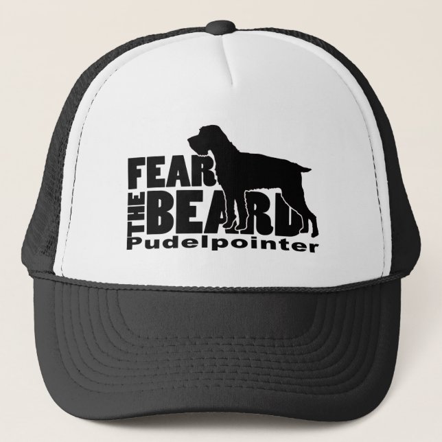 Gorra De Camionero Tema la barba - engranaje de Pudelpointer (Anverso)
