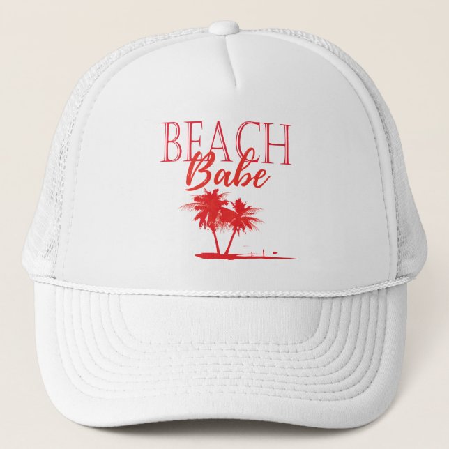 Gorra De Camionero Tema Palm Beach de Rea (Anverso)