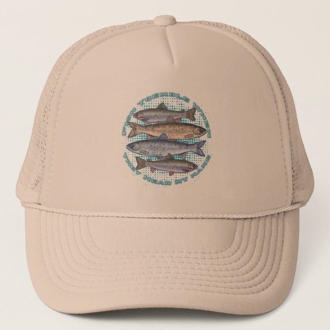 Gorra De Camionero Temblor de peces (Anverso)