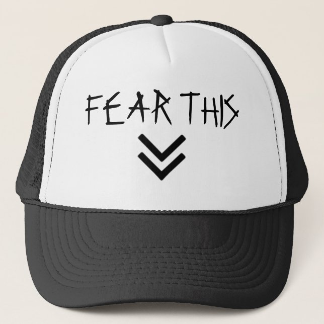 Gorra De Camionero Temer esto (Anverso)