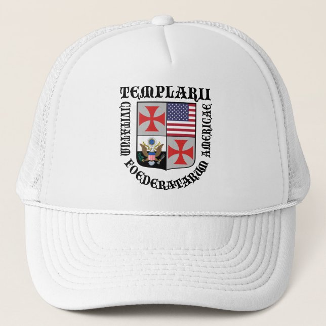 Gorra De Camionero Templario EE.UU. Cap Nr. 0602012014 (Anverso)