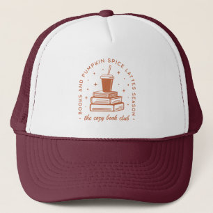 Gorra De Camionero Temporada de libros y calabazas