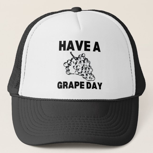 Gorra De Camionero Ten Un Día de Uvas (Anverso)