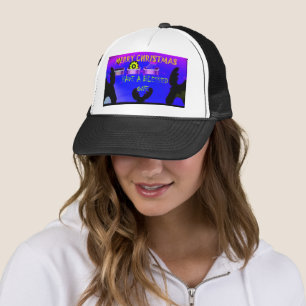 Gorra De Camionero Ten una bendición Feliz Navidad - un festival digi