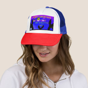 Gorra De Camionero Ten una bendición Feliz Navidad - un festival digi