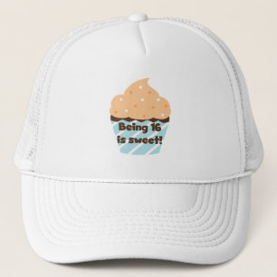 Gorra De Camionero Tener 16 años es dulce cumpleaños de camisetas y r