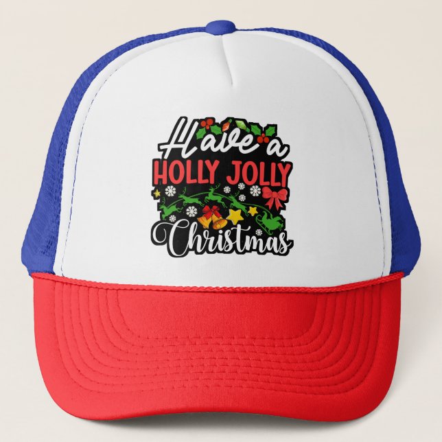 Gorra De Camionero Tener Navidades Holly Jolly-86096 (Anverso)