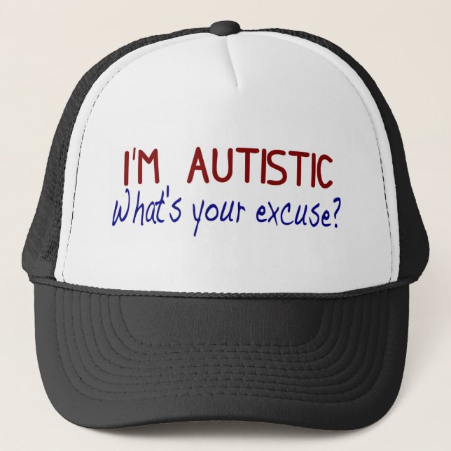 Gorra De Camionero Tengo autismo (Anverso)