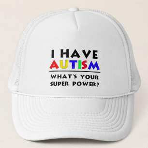 Gorra De Camionero Tengo Autismo. ¿Cuál es tu superpoder?