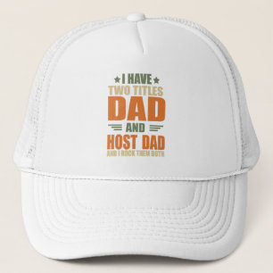 Gorra De Camionero Tengo dos títulos mejor anfitriones papá padres id