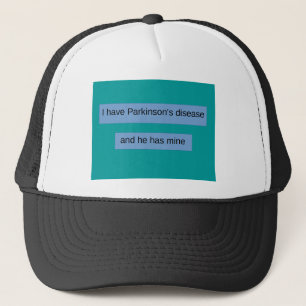 Gorra De Camionero Tengo enfermedad de Parkinson y él tiene mina