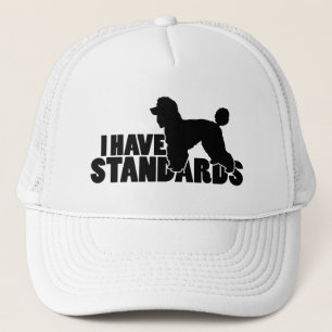 Gorra De Camionero Tengo estándares - engranaje de la silueta del