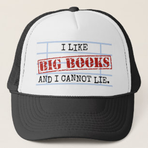 Gorra De Camionero Tengo gusto de los libros grandes y no puedo