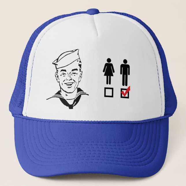 GORRA DE CAMIONERO TENGO GUSTO DE MUCHACHOS (Anverso)