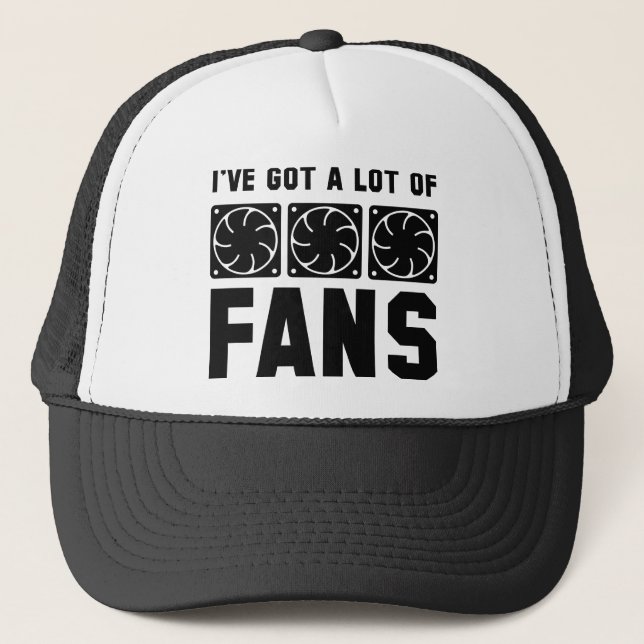 Gorra De Camionero Tengo Muchos Fans (Anverso)