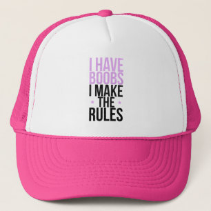 Gorra De Camionero Tengo tetas que hago las reglas