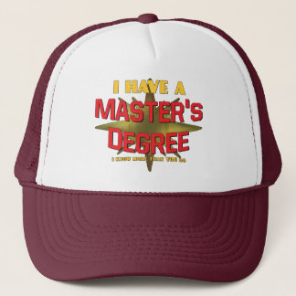 Gorra De Camionero ¡Tengo un masters!