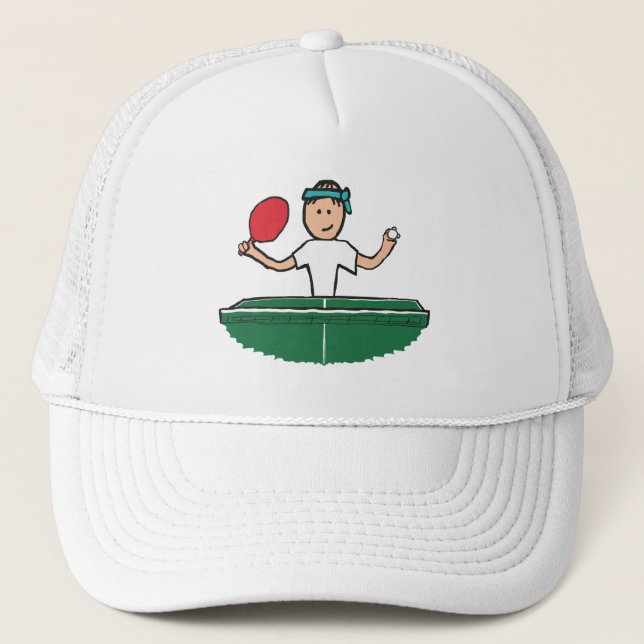 Gorra De Camionero Tenis de Mesa (Anverso)