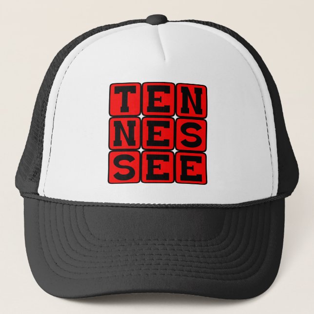 Gorra De Camionero Tennessee, Estados Unidos (Anverso)