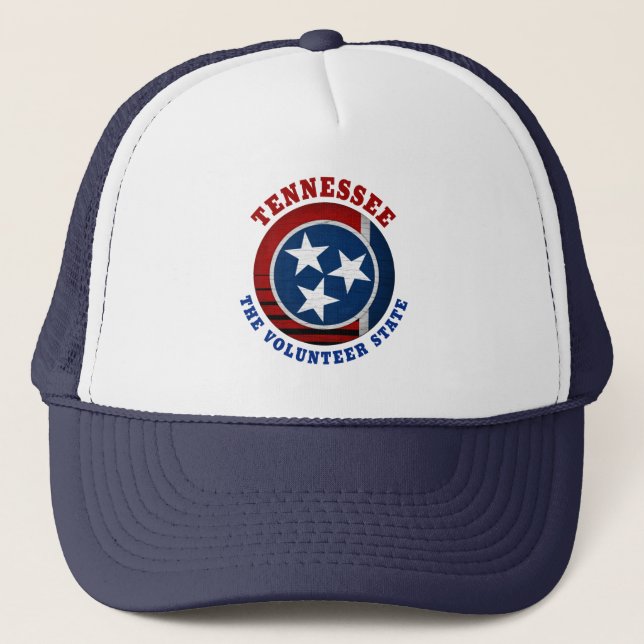 GORRA DE CAMIONERO TENNESSEE VOLUNTETE STATE FLAG TRUCKER HAT (Anverso)