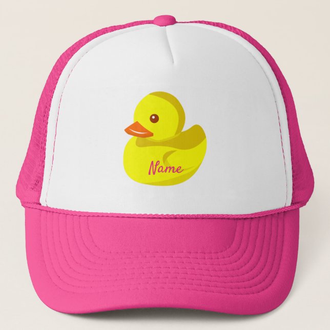 Gorra De Camionero Tentador de pato de goma (Anverso)