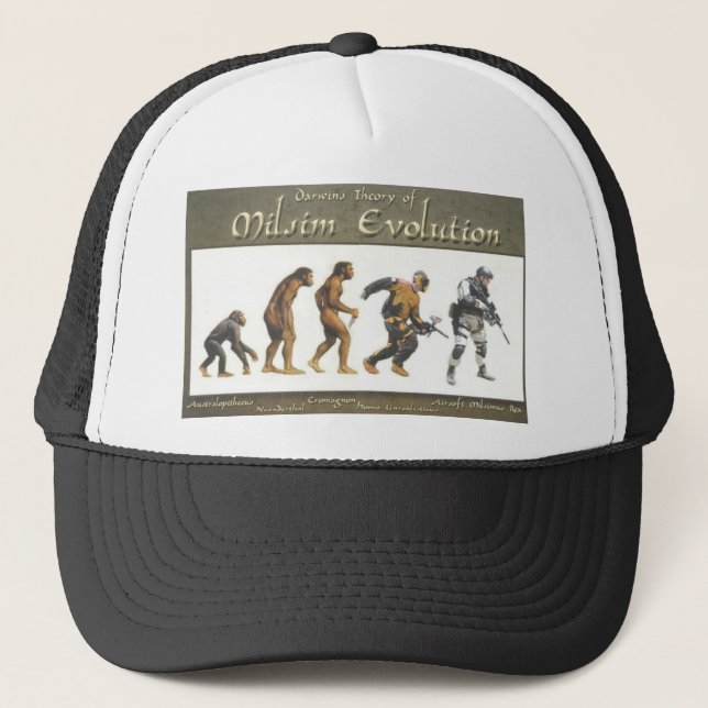 Gorra De Camionero Teoría de Darwins (Anverso)