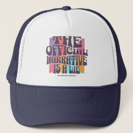 Gorra De Camionero Teoría de la Conspiración Retro