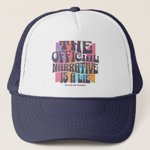 Gorra De Camionero Teoría de la Conspiración Retro