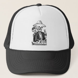 Gorra De Camionero Tequila de consumición esquelético y el fumar,