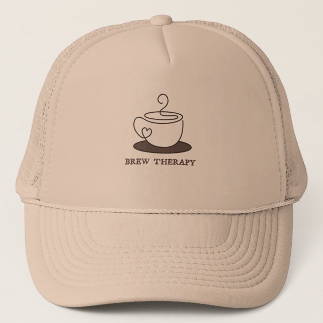 Gorra De Camionero Terapia de Café Brew (Anverso)