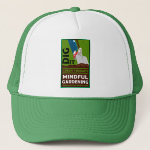 Gorra De Camionero Terapia de jardín de salud mental